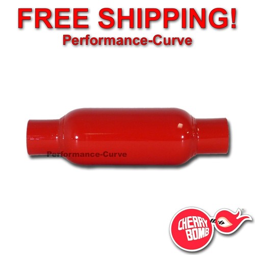 CHERRY BOMB GLASSPACK レッド チェリーボム　2本セット Cherry Bomb Glasspack Exhaust Muffler 2