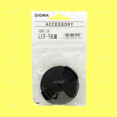 Sigma 58mm Front Lens Cap Cover DN for UC Zoom 28-105mm f/4-5.6