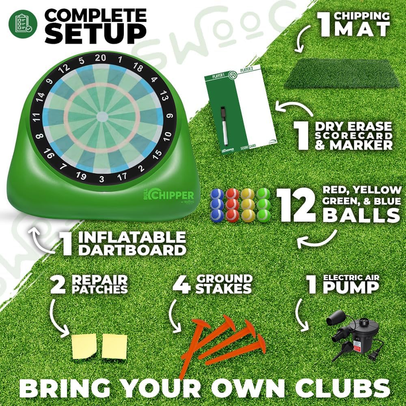 Games &ndash; Bull Chipper | Giant Golf Darts (Over 6Ft Tall) with 10+ Golf Games | Go