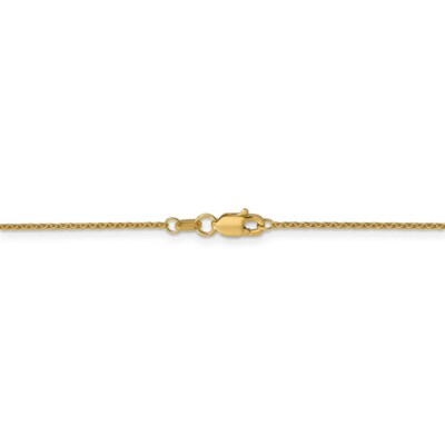 Pre-owned Superdealsforeverything 18k 16 Inch 1.15mm Diamond-cut Cable With Fancy Lobster Clasp Chain; 16 Inch In Yellow