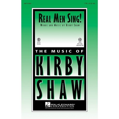 Hal Leonard Real Men Sing! ShowTrax CD Composed by Kirby Shaw