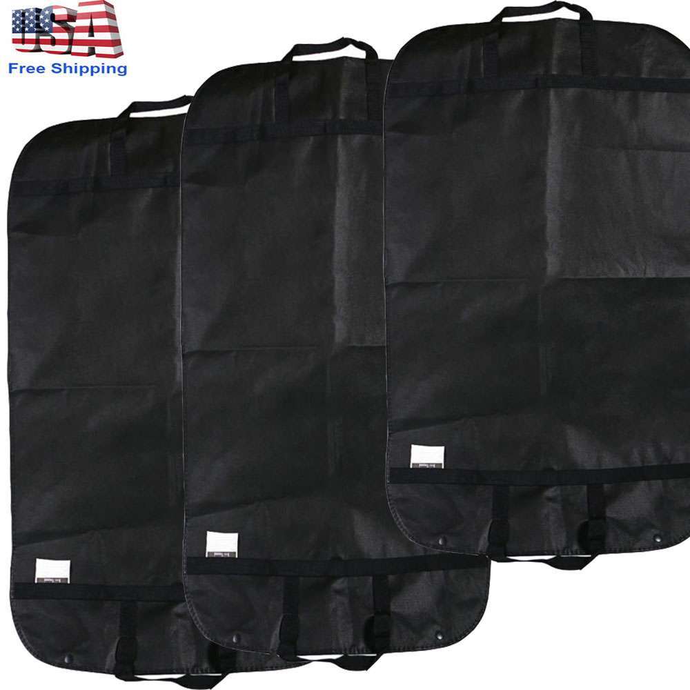 1-3 Pcs Waterproof Travel Garment Bag Suit Cover Dress Stora