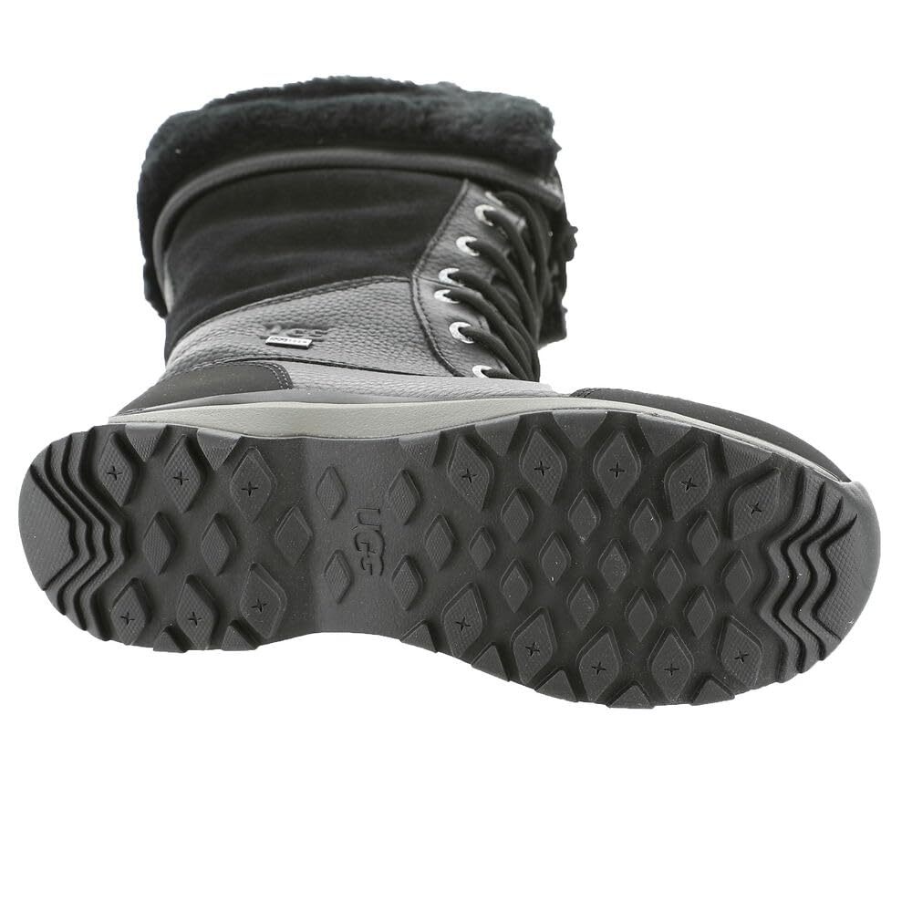 Pre-owned Ugg Women's Adirondack Boot Tall Iii Boot, Black / Black In Black/black