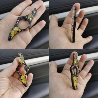 2 Pcs Resin Dried Flower Book Page Holder for Reading Thumb Bookmark Book Opener