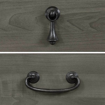 Armoire with Drawers in Gray Maple [ID 3495421]