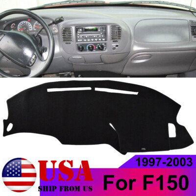 For Ford F150 F-150 1997-2003 1998 Dash Cover Mat Black Dash Mat Dashmat Xukey