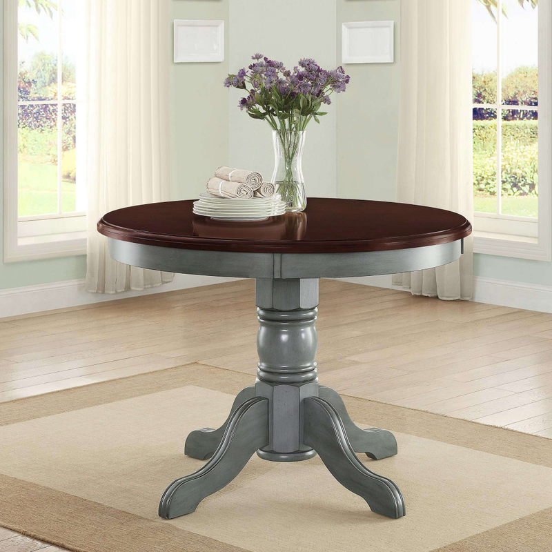 Details About Dining Tables Gardens Cambridge Place Blue Mocha Top Complements Interior Decor