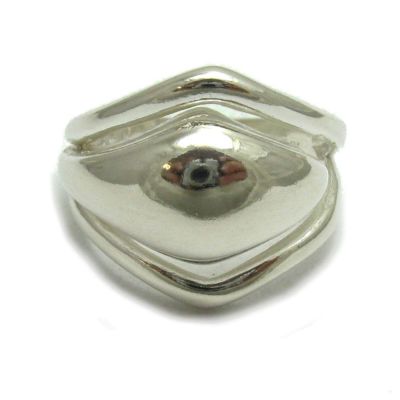 Stylish Plain Sterling silver Ring Hallmarked Solid 925 Perfect Quality Handmade