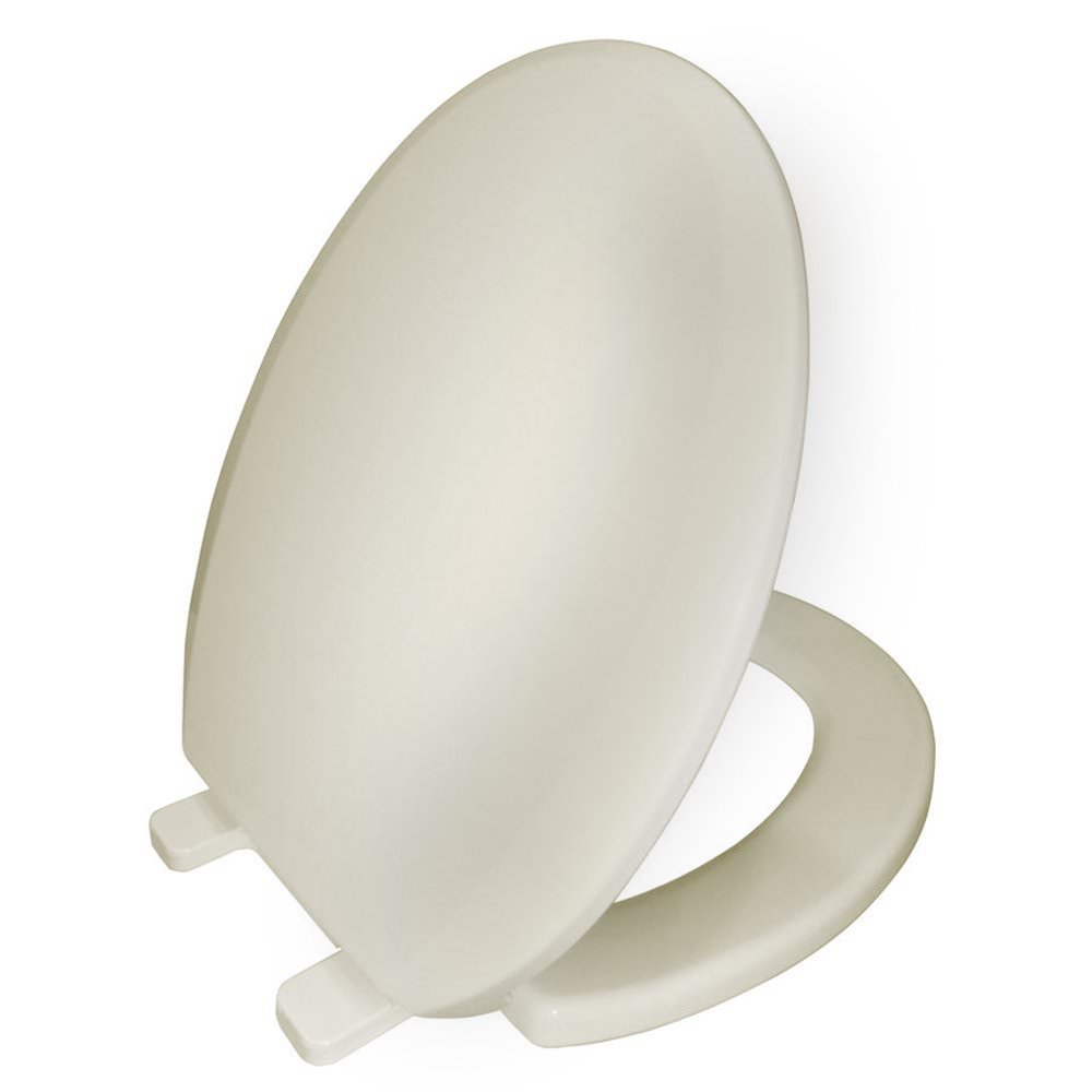 UPC 891347002433 product image for Aquasource Durable Antimicrobial Color-matched Bone Wood Round Toilet Seat | upcitemdb.com