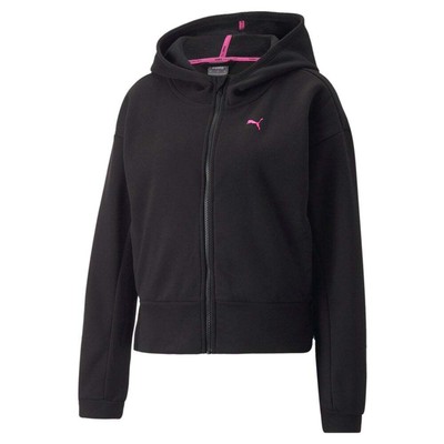 

Puma Bfb X Front Hood Full Zip Jacket Womens Size  Повседневная спортивная верхняя одежда 5, Черный, Puma Bfb X Front Hood Full Zip Jacket