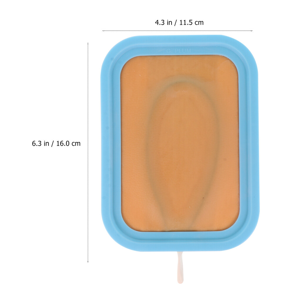 Venipuncture IV Injection Training Pad Silicone Human Skin Suture