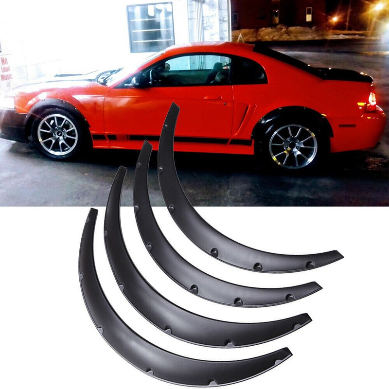 For Ford Mustang GT 4X 4.5" Wheel Arches Fender Flares Extra Wide Body