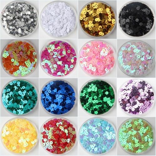 PVC Loose Sequins Flat Round Sewing Craft Paillettes DIY Wedding Decoration Acce