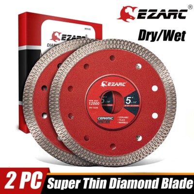5'' Porcelain Tile Turbo Diamond Saw DRY / WET Blade Disc Grinder Cutting Wheel