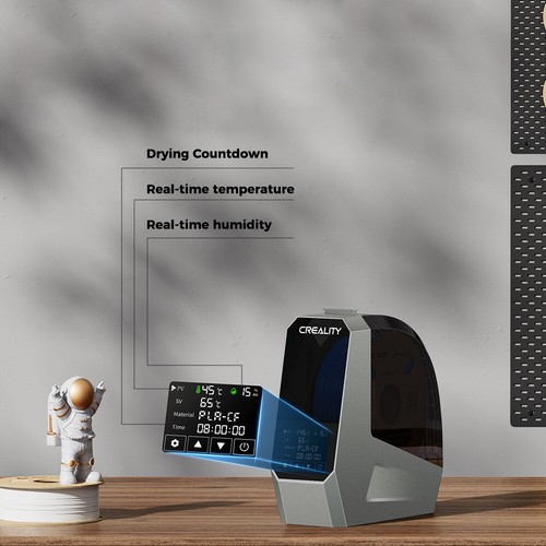 Creality Space π Dryer Quick dry adjustable temp Dec 11 launch stylish design