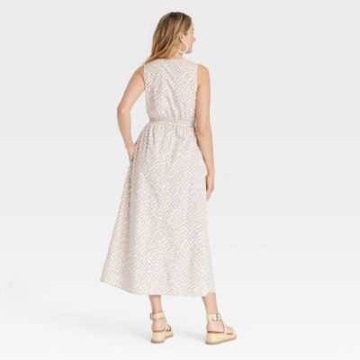 Universal Thread Women's Cut-Out A-Line Casual Maxi Dress
