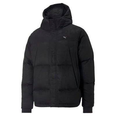 

Puma Mmq Faux Leather Full Zip Jacket Мужская черная повседневная спортивная верхняя одежда 53578, Черный, Puma Mmq Faux Leather Full Zip Jacket