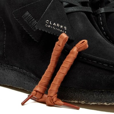 CLARKS ORIGINALS CLARKS ORIGINALS WALLABEE BOOTS - BLACK
