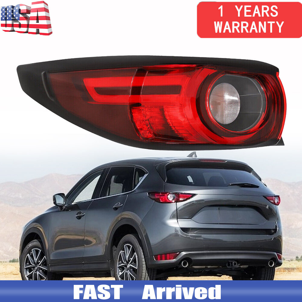 LED Left Driver Side Outer Tail Light For Mazda CX-5 CX5 2017 18 2019 Rear Lamps