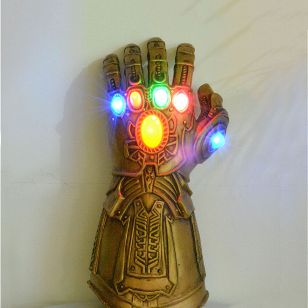 Thanos Infinity Gauntlet LED Light Gloves Cosplay Infinity War The Avengers Prop