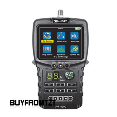 VF-8900D HD Digital Satellite Finder Meter Support DVB-S &DVB-S2 & MPEG2&MPEG 4