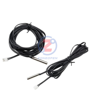 2m NTC 10K 1% 3950 Thermistor Temperature Sensor Waterproof Probe Wire