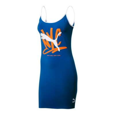 

Женские синие повседневные топы Puma Nyc Classics без рукавов 598345-02, Синий