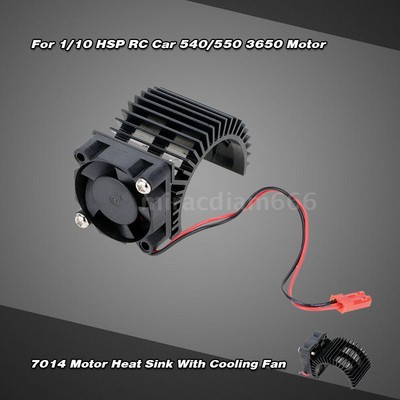 7014 Motor Heat Sink With Cooling Fan for 1/10 HSP RC Car 540/550 3650 M4W7