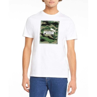 

Футболка Puma Box Logo Camo Мужские Белые Повседневные Топы 849085-02, Белый, Puma Box Logo Camo Tee