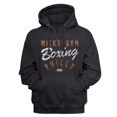 Rocky Movie Mick's Gym Philly Boxing Champion Men's Hoodie Sylvester Stallone