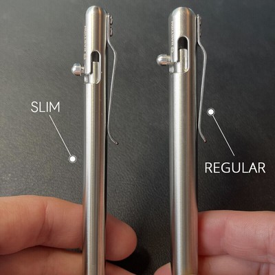 BASTION BOLT ACTION PEN STAINLESS STEEL Slim Luxury Ballpoint Retractable Pens