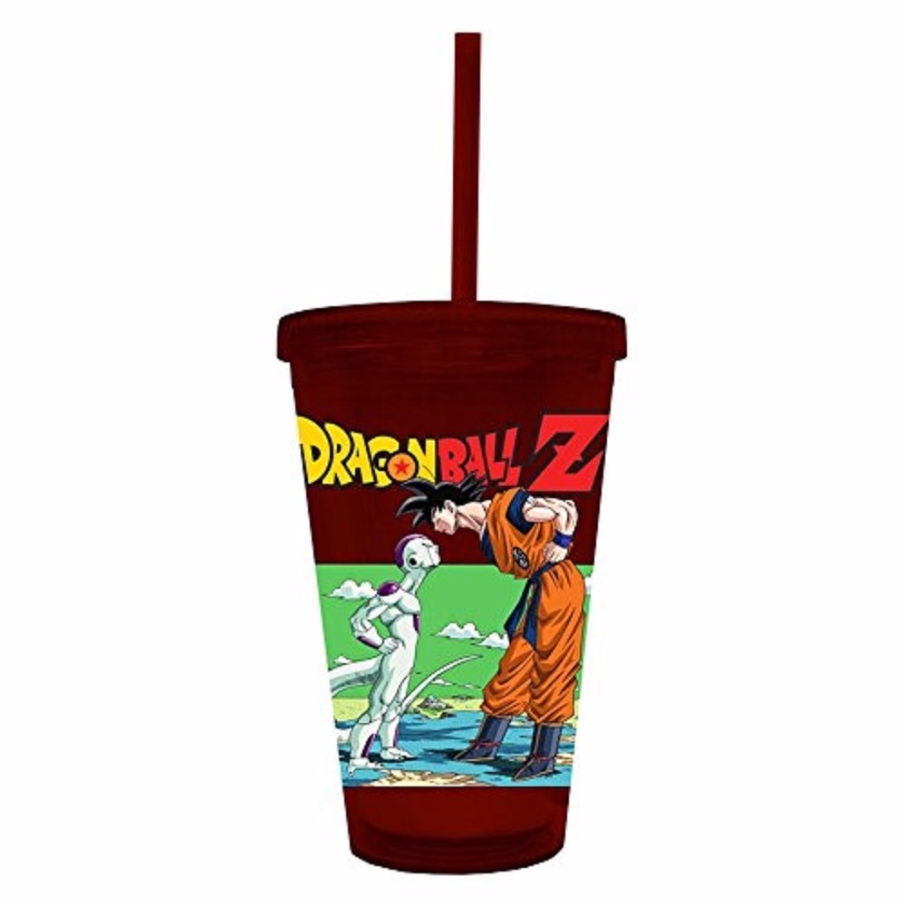 Dragon Ball Z Goku Vs Freiza Anime Tumbler Travel Cup Ebay