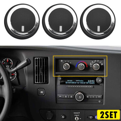 6x Heater AC Temperature Control Knob For Chevrolet Express GMC Savana 1500 2500