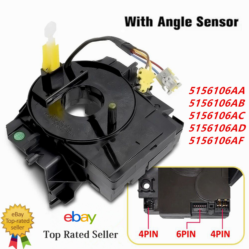 ✅Steering Wheel Clock Spring with Angle Sensor for Jeep Chrysler Dodge 5156106AF