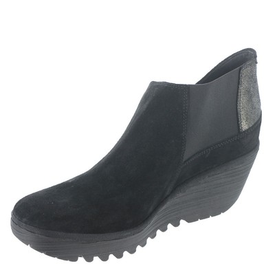 Pre-owned Fly London Yego Boot Women's Boot In Black/graphite