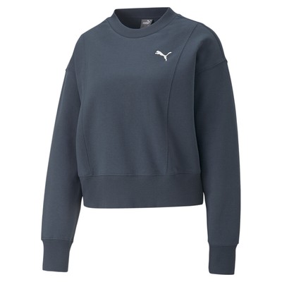 Женская толстовка с круглым вырезом Puma Her, синяя 67310916