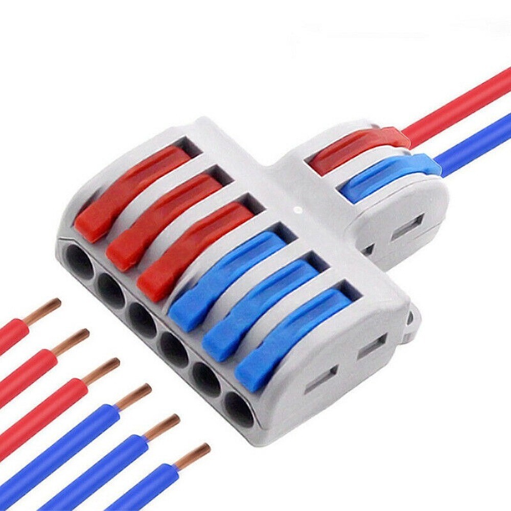 5PC Wire Connector 2 In 4/6 Out Wire Splitter Terminal SPL42/62 Compact Wir LS eBay