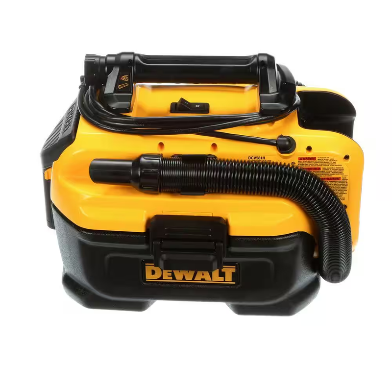 DEWALT 20V MAX 2-Gal Cordless/Corded Wet/Dry Vacuum Powerful Portable Cleaning