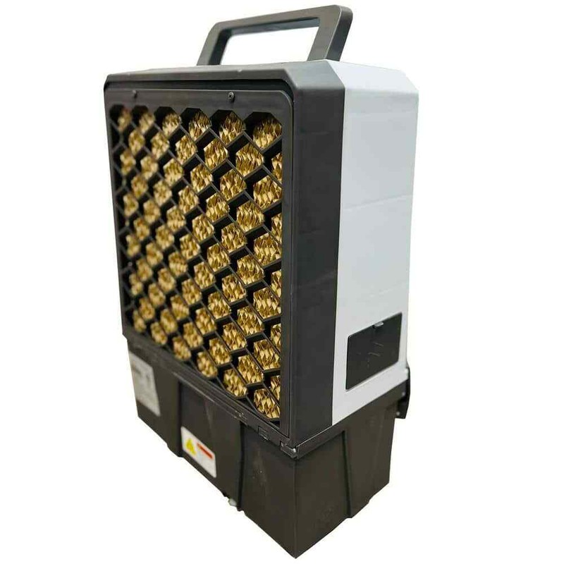 Portable Evaporative Cooler 900 CFM 2-Speed for 350 sq. ft. in Gray Compact