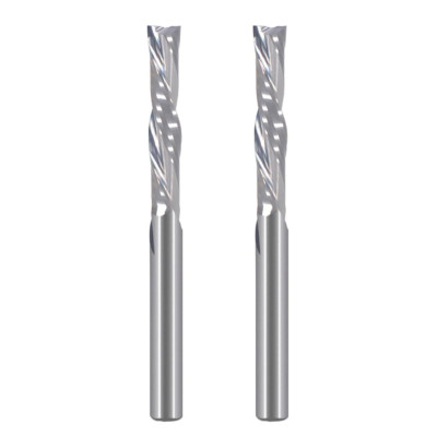 Downcut Bit 1/8'' Shank down Cut Spiral CNC Router Bits End Mill Tungsten Carbide