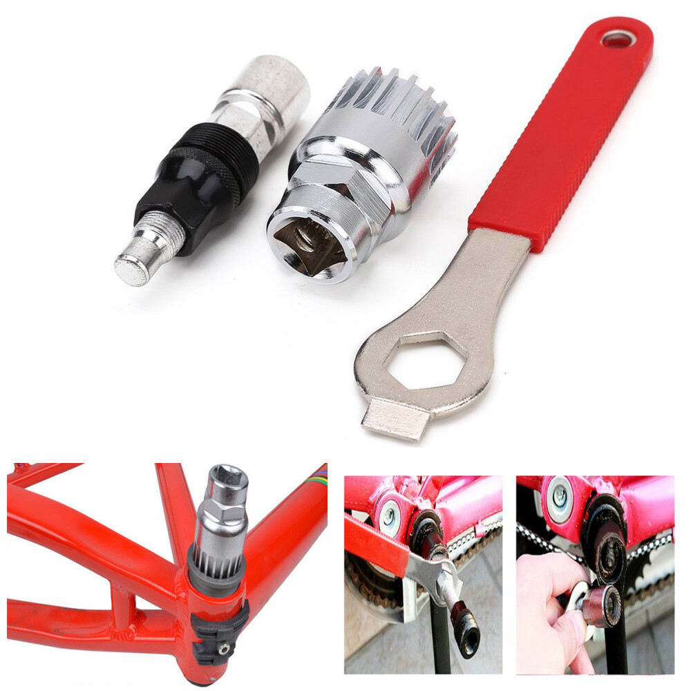 Bike Repair Outdoor Mountain Bicycle Pedal Sprocket Crank Removal Wheel Puller