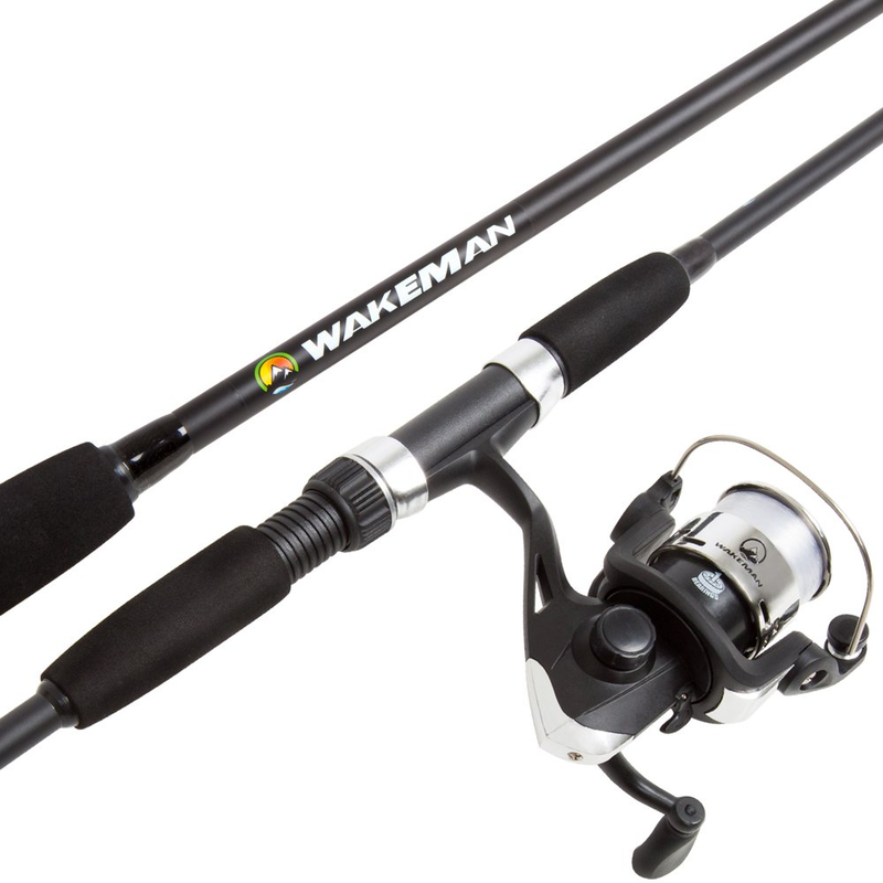 FISHING ROD REEL COMBO Spinning Reel Great for Kids Multiple Colors