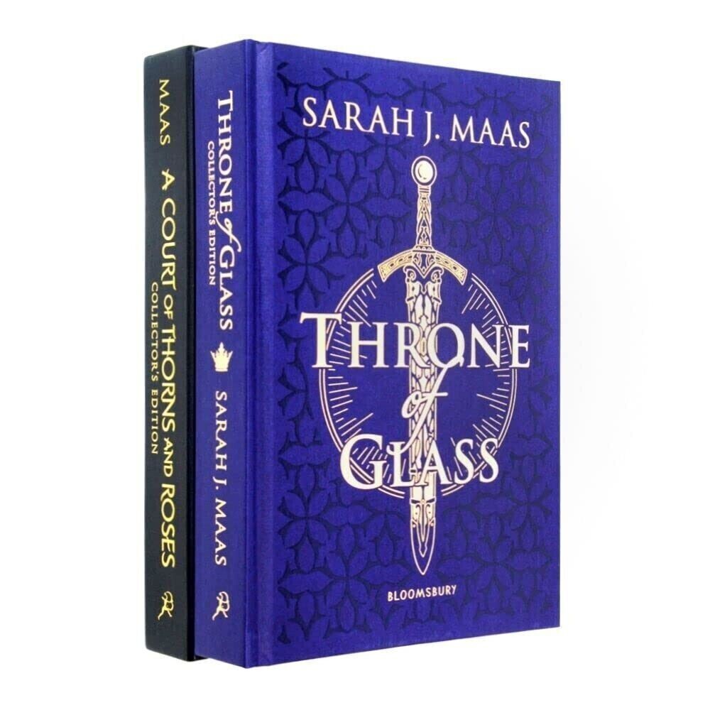 Sarah J Maas Collectors Edition 2 Books Throne of Glass