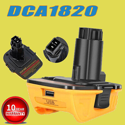 2x For DEWALT DCA1820 20V Battery Adapter Converter 18V to 20V Max Li-Ion Tools