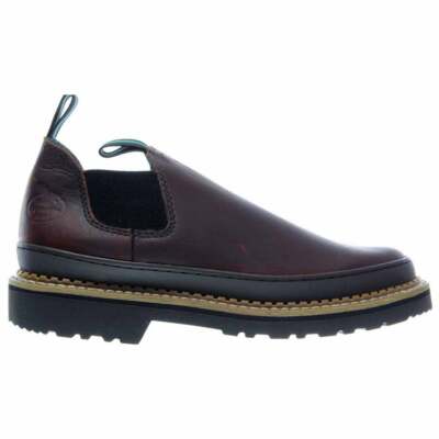 Ботинки Georgia Boots Giant Romeo Slip On Work Мужская коричневая рабочая защитная обувь GR262