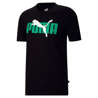 

Puma Cat Overlap Logo Футболка с круглым вырезом и коротким рукавом Мужские повседневные топы размера, Черный, Puma Cat Overlap Logo Crew Neck Short Sleeve T-Shirt