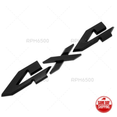 Genuine Matte Black Fits Mopar Dodge Ram 1500 4X4 Liftgate Emblem Badge Truck