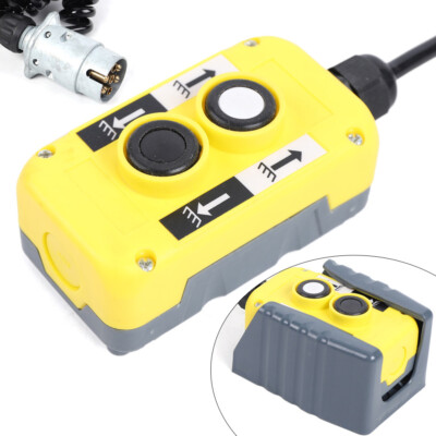 12V 4 Wire Dump Trailer Remote Control Switch Fit Double-Acting Hydraulic Pump