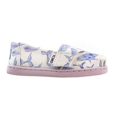 

TOMS Alpargata Детские белые кроссовки без шнурков Повседневная обувь для девочек 10011567, Белый, TOMS Alpargata Slip On Kids