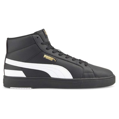 

Puma Serve Pro Lite Mid Lace Up Мужские черные кроссовки Повседневная обувь 382095-03, Черный, Puma Serve Pro Lite Mid Lace Up